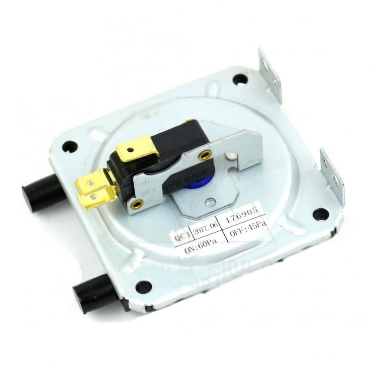 ДИФФЕРЕНЦИАЛЬНОЕ РЕЛЕ ДАВЛЕНИЯ ДЫМА BAXI (ПРЕССОСТАТ) 60 - 45 PA (628640, 628770, 618470, 5629560, 5655120, 628720)