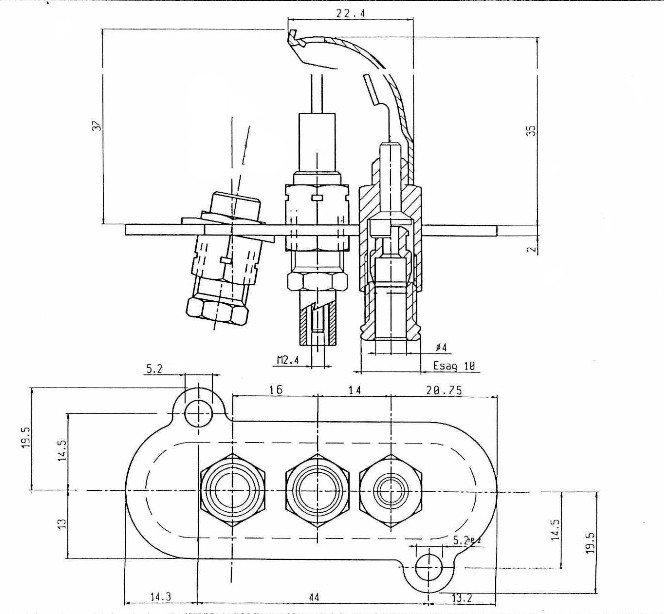 Запальная (пилотная) горелка SIT - 0.140.031