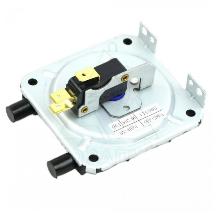 ДИФФЕРЕНЦИАЛЬНОЕ РЕЛЕ ДАВЛЕНИЯ ДЫМА BAXI/WESTEN (ПРЕССОСТАТ) 40 - 28 PA (628610, Аналог)