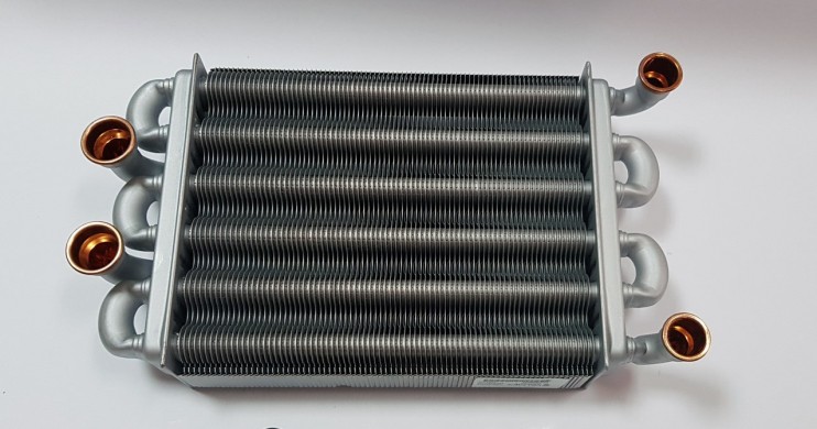 Теплообменник битермический Valmex (Италия) Immergas, Ariston, Biasi, Sime - 1.024398, 65106300, BI1592100, 6174258