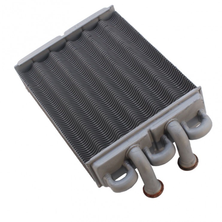 Теплообменник битермический для котла Ferroli Domiproject C24, F24, FerEasy C24, F24 - 39820060, 39819540, 37404110 (оригинал без упаковки, Condevo)