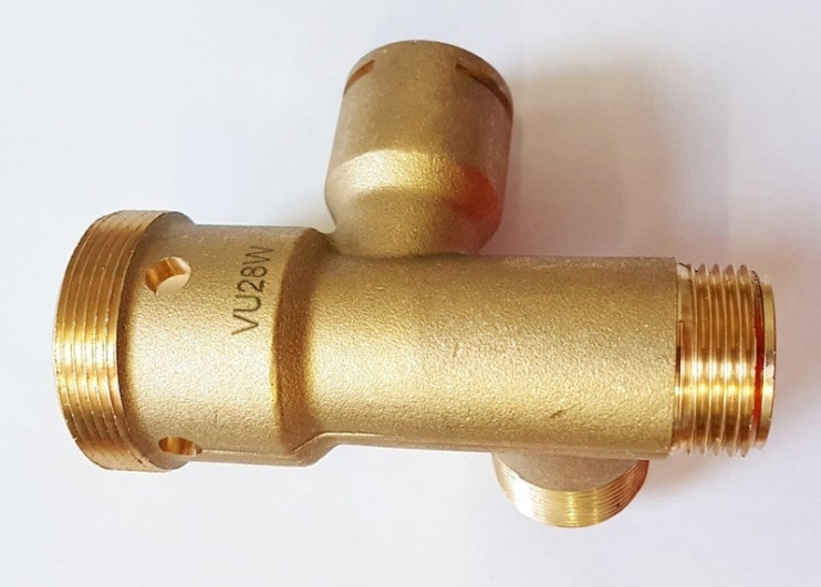 Трёхходовой клапан (без сервопривода) газового котла Vaillant atmo/turbo MAX pro/plus - 0193013