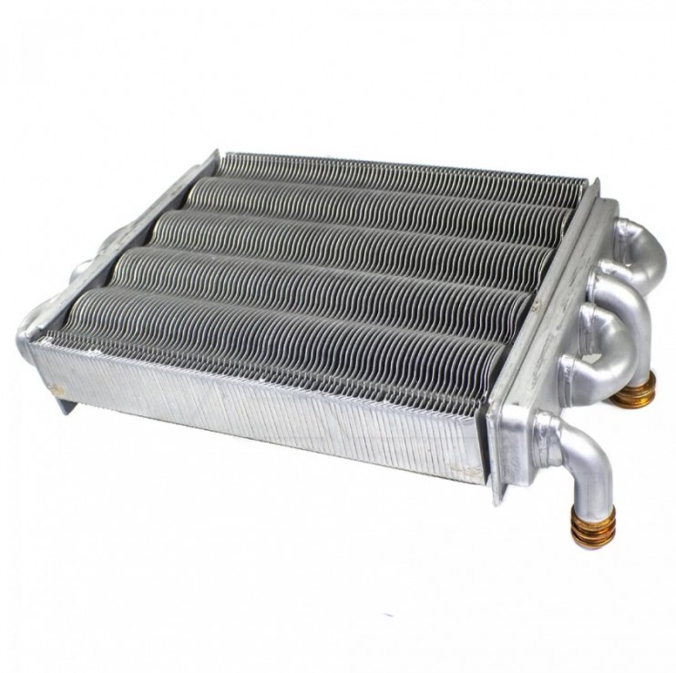 Теплообменник битермический Baxi Main 5 14 F, Main 5 18 F, Main 5 24 F - 710537600 (Аналог)