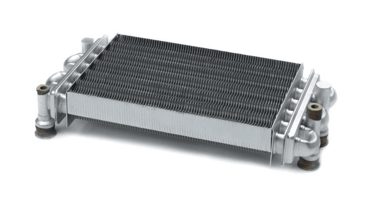 ТЕПЛООБМЕННИК БИТЕРМИЧЕСКИЙ L=270 (ДЛЯ BAXI MAIN FOUR, WESTEN QUASAR) - 616170, 5663720 (Аналог).