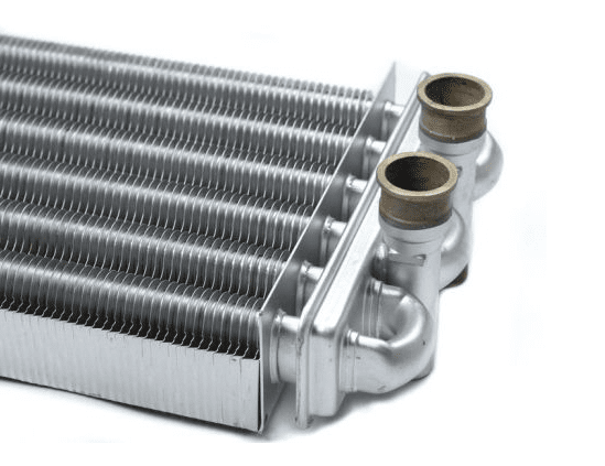 ТЕПЛООБМЕННИК БИТЕРМИЧЕСКИЙ L=270 (ДЛЯ BAXI MAIN FOUR, WESTEN QUASAR) - 616170, 5663720 (Аналог).