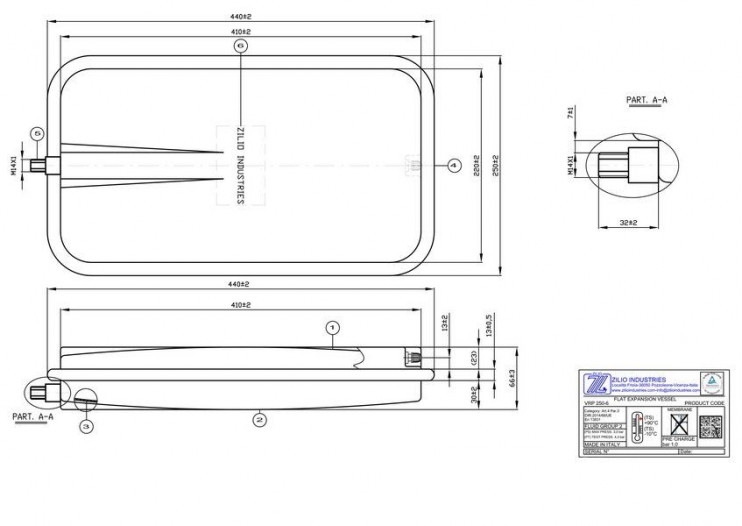 Расширительный бак 6л котлов Baxi Eco Four, Eco-4s, Eco-5, Fourtech, Main Four - 5693900