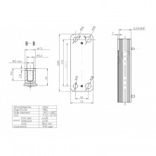 Теплообменник ГВС (вторичный) на BAXI Eco-3, Eco Four, Luna-3 (до 2014 года) 12 пластин (5686670, 5653660) ZILMET (Италия)
